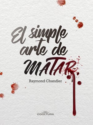 cover image of El simple arte de matar